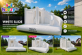 White Slide – Balta piepūšamā atrakcija ar slidkalniņu | Hopzy.lv