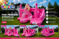 Pink Princess – Princešu piepūšamā atrakcija noma | Hopzy.lv