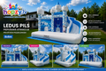 Ice Castle – Piepūšamā atrakcija ar slidkalniņu | Hopzy.lv
