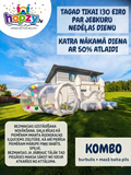 Hopzy Combo – Burbulis (Bubble Dome)+ Mazā Baltā pils noma | Hopzy.lv
