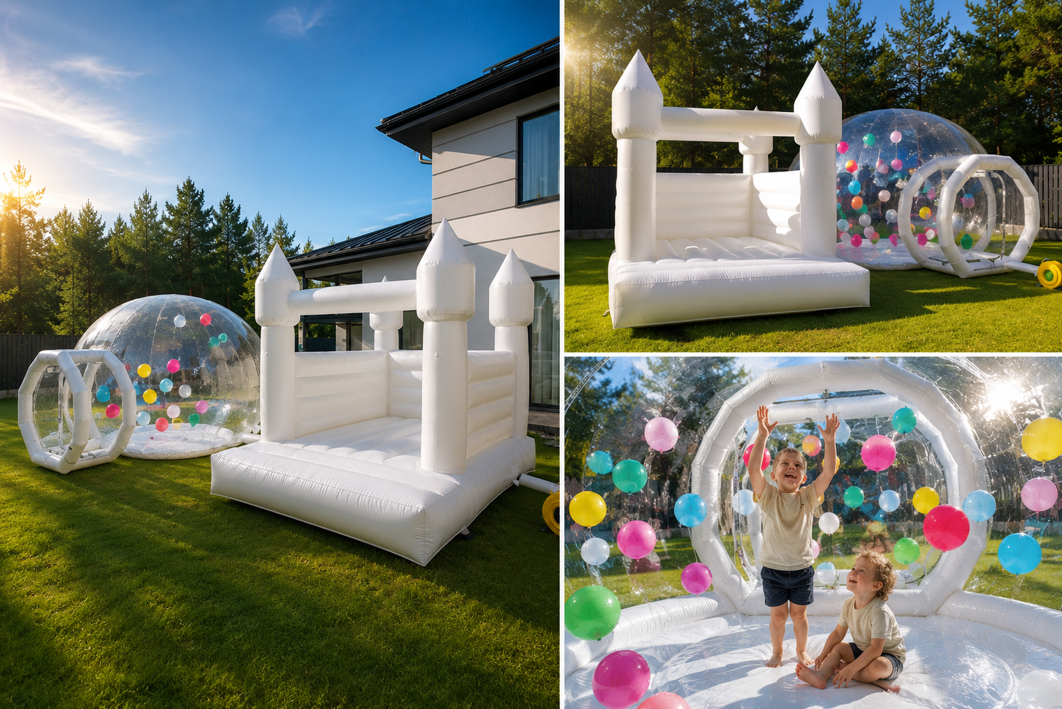 Hopzy Combo – Bubble Dome un White Castle noma | Hopzy.lv